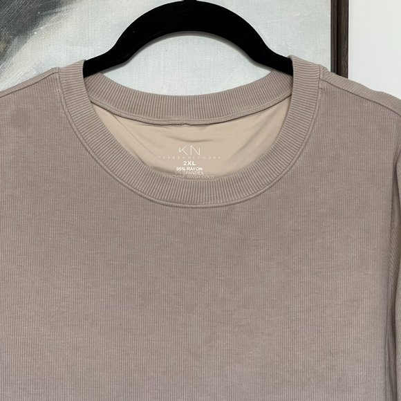 Klassy Network Ribbed Long Sleeve Brami Full Length Size 2XL - Picture 10 of 14